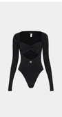 Badblood Ego Long Sleeve Bodysuit Black