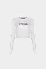 Badblood Pure Long Sleeve Slim Fit White
