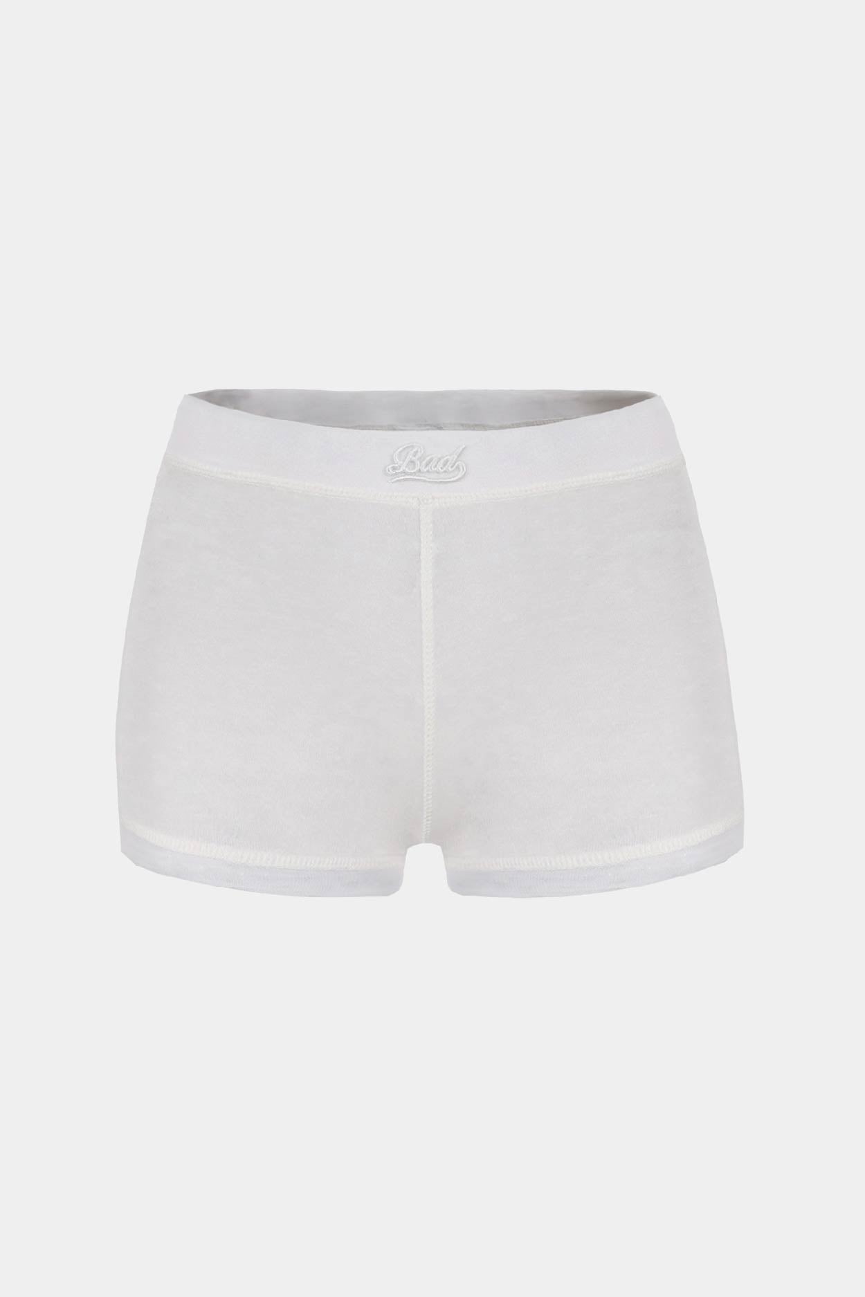 Badblood Second Skin Boy Shorts Cream