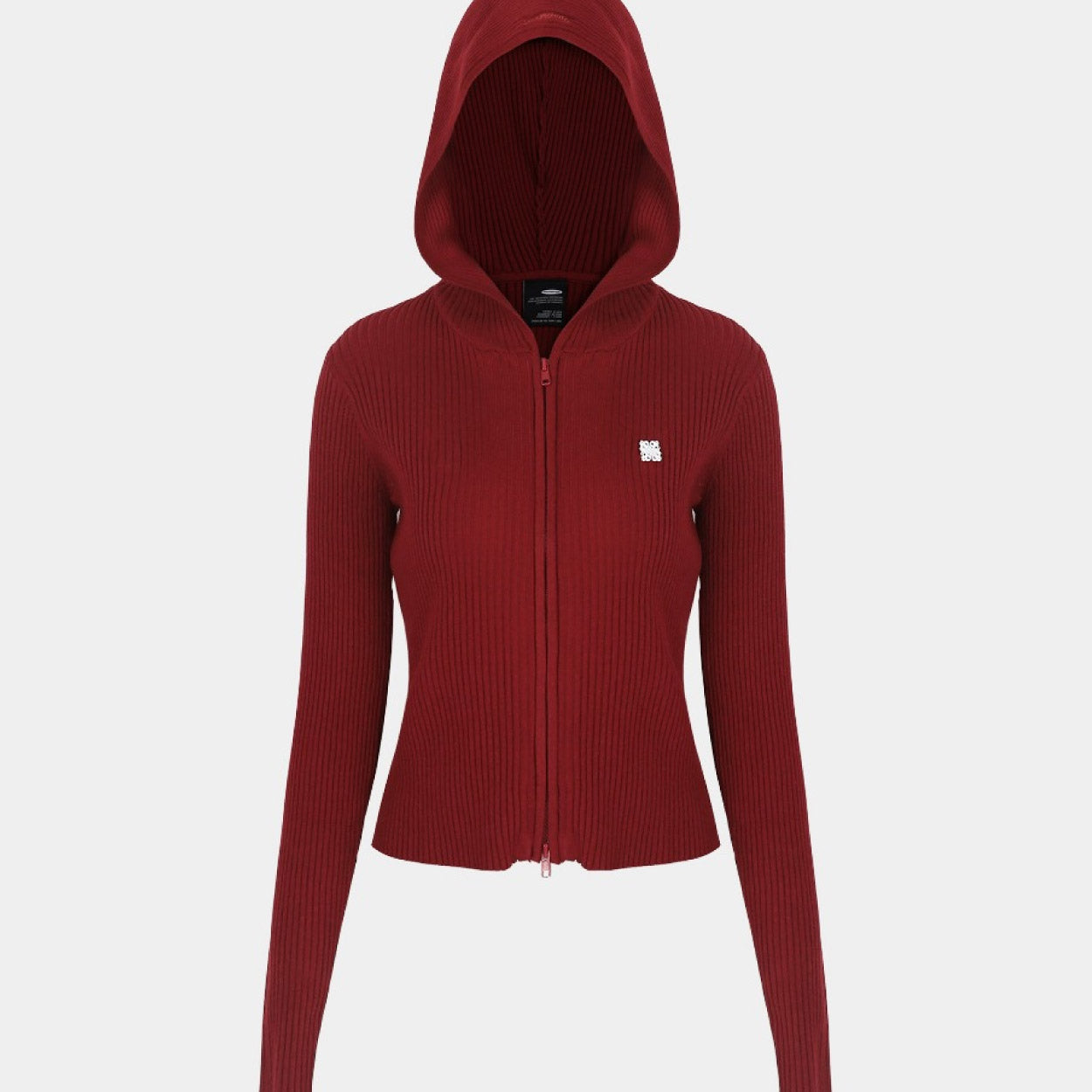 Badblood Fleur Zip-Up Hoodie Red