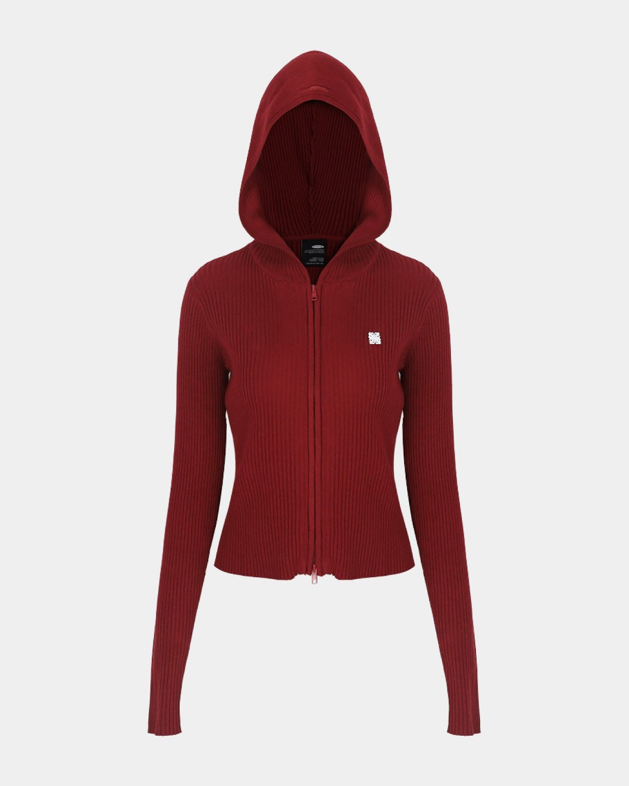 Badblood Fleur Zip-Up Hoodie Red