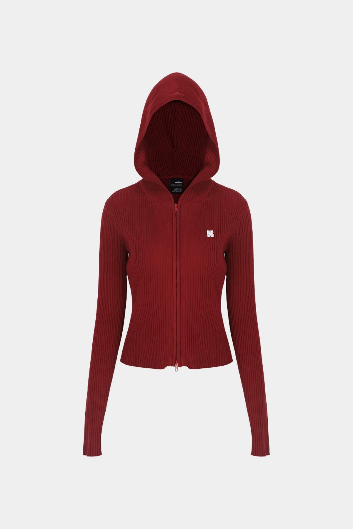 Badblood Fleur Zip-Up Hoodie Red