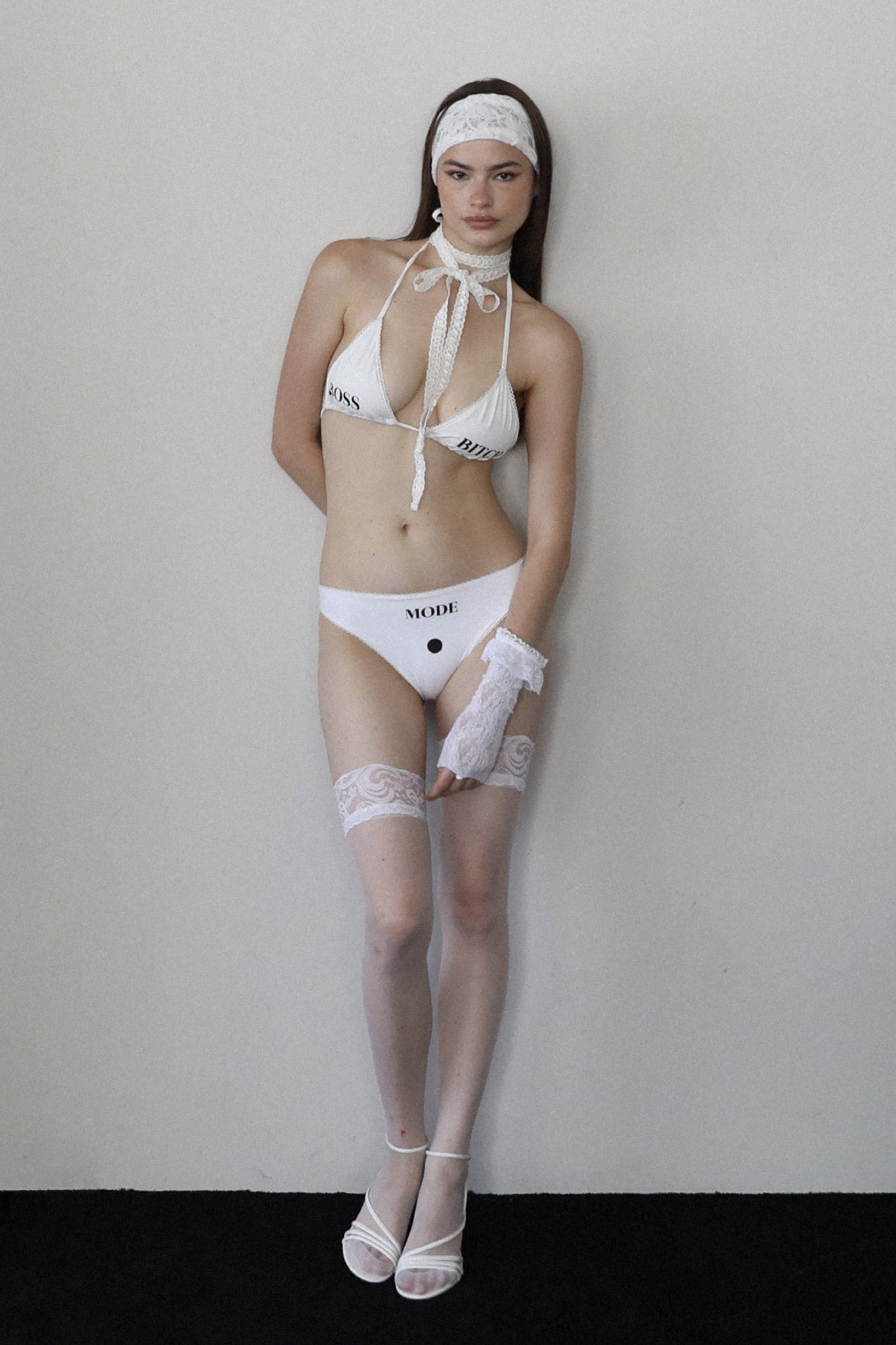 Badblood Boss Mode Bikini Bottom White