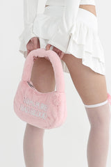 Badblood Pure Eco Fur Bag Pink