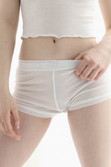 Badblood Second Skin Boy Shorts Cream