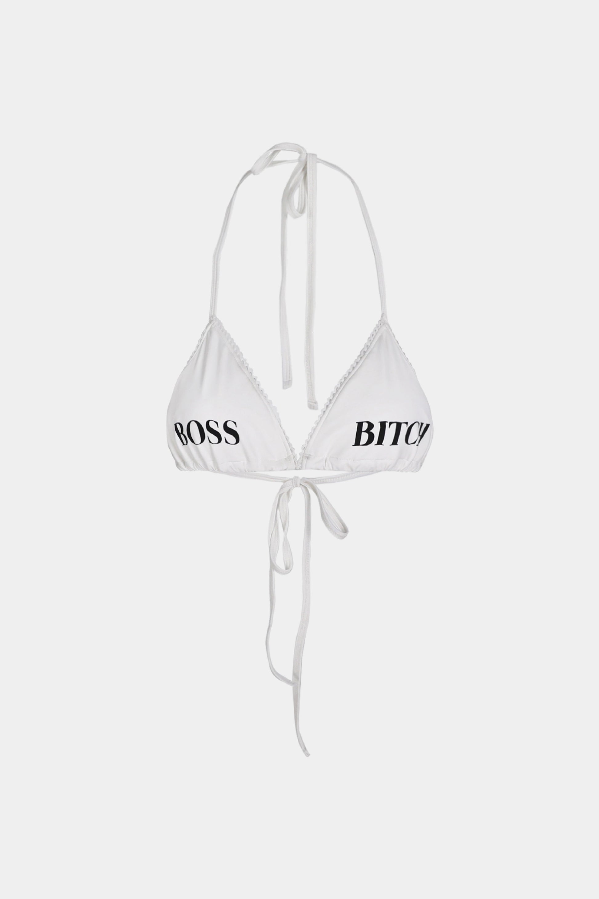 Badblood Boss Mode Bikini Top White
