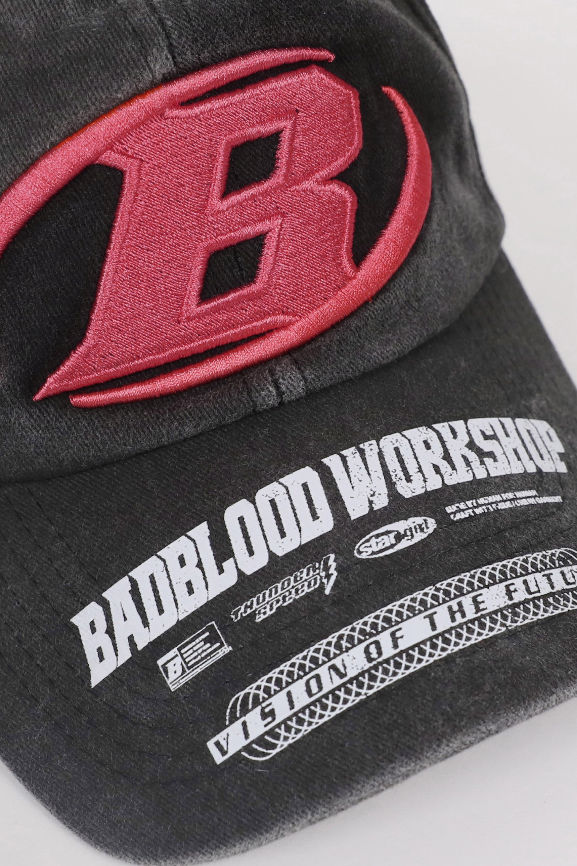 Badblood F1 Old Effect Ball Cap Black