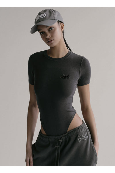 ◆BADBLOOD◆ Beyond Soft Bodysuit Long Sleeve Charcoal w-jst Badblood Beyond Soft Long Sleeve Black – BBGSHOPHK
