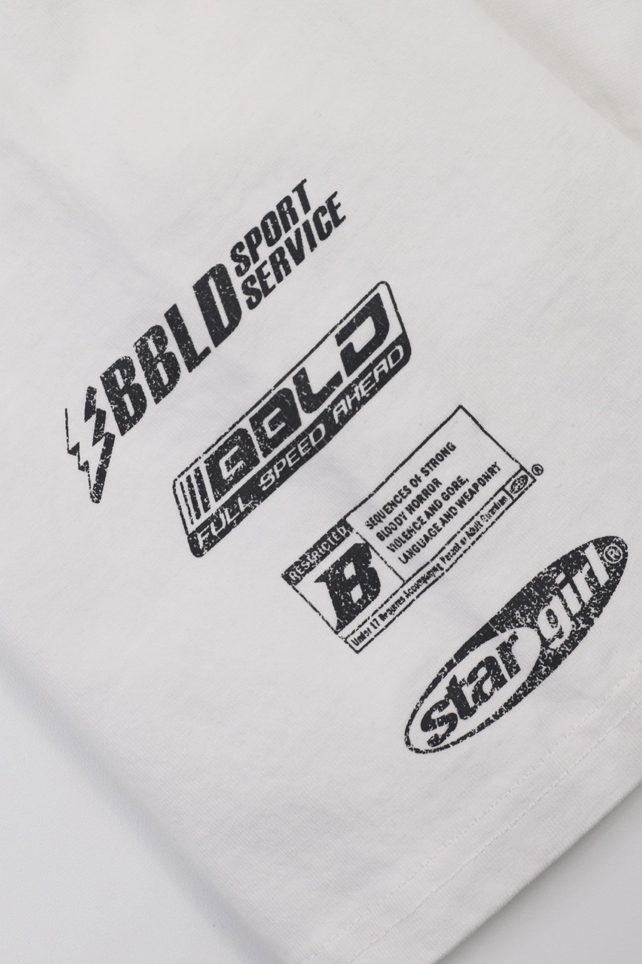 Badblood F2 Old Effect T-Shirt White