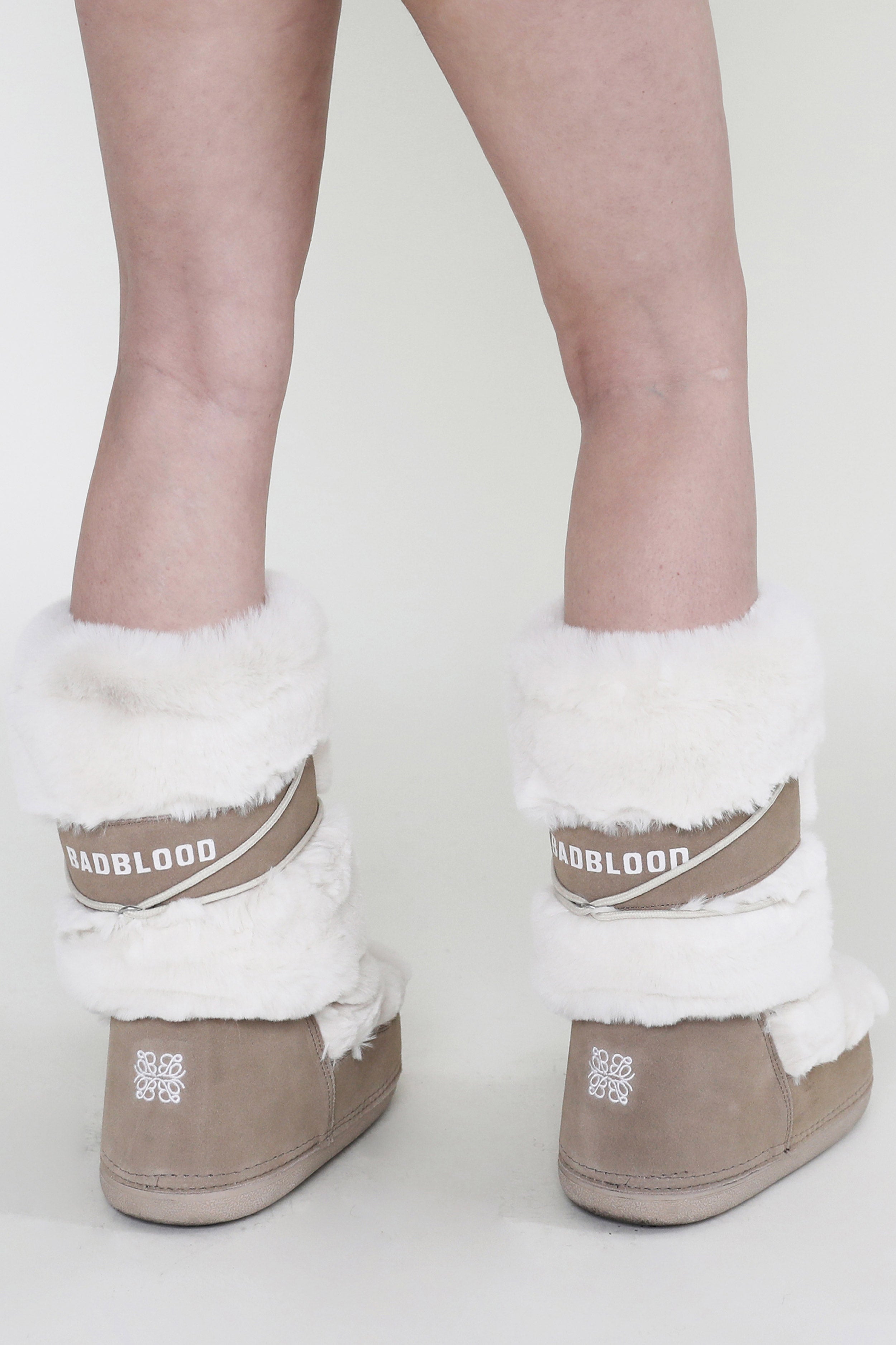 Badblood Eskimo Boots Tall Cream