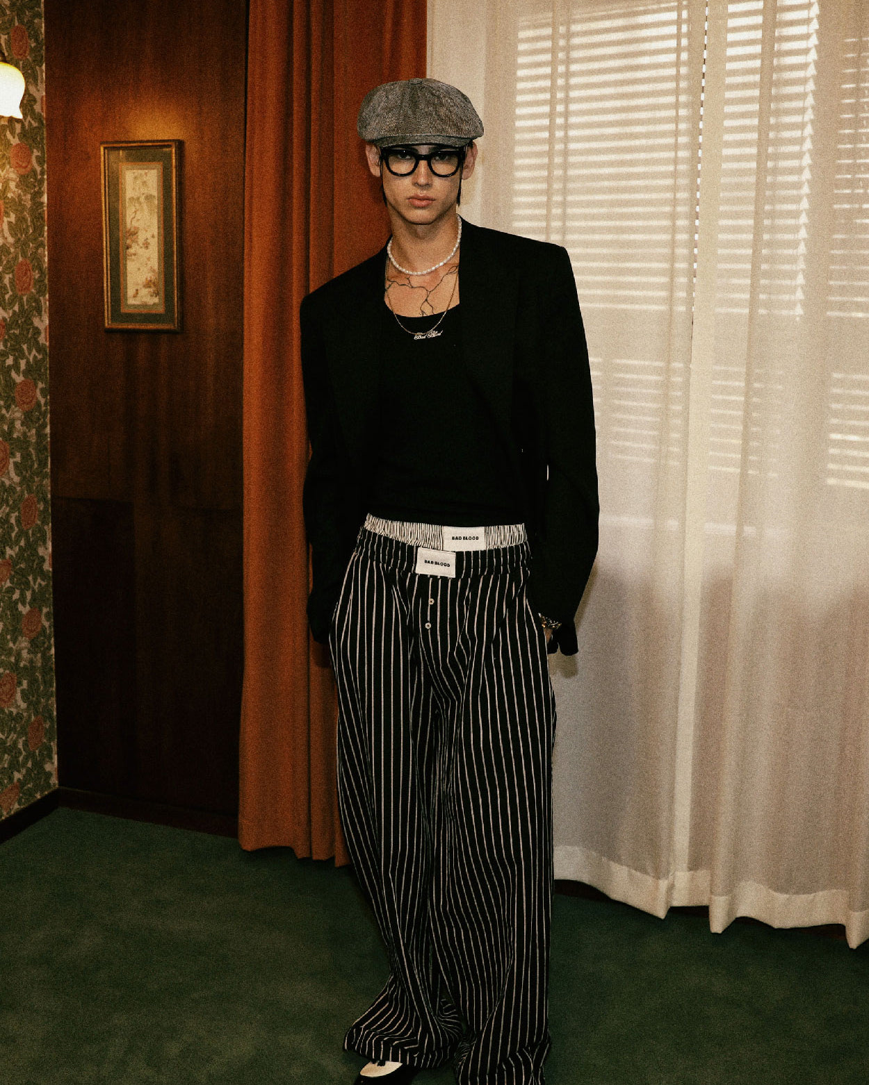 Badblood AJ Easy Pants Black/Stripe