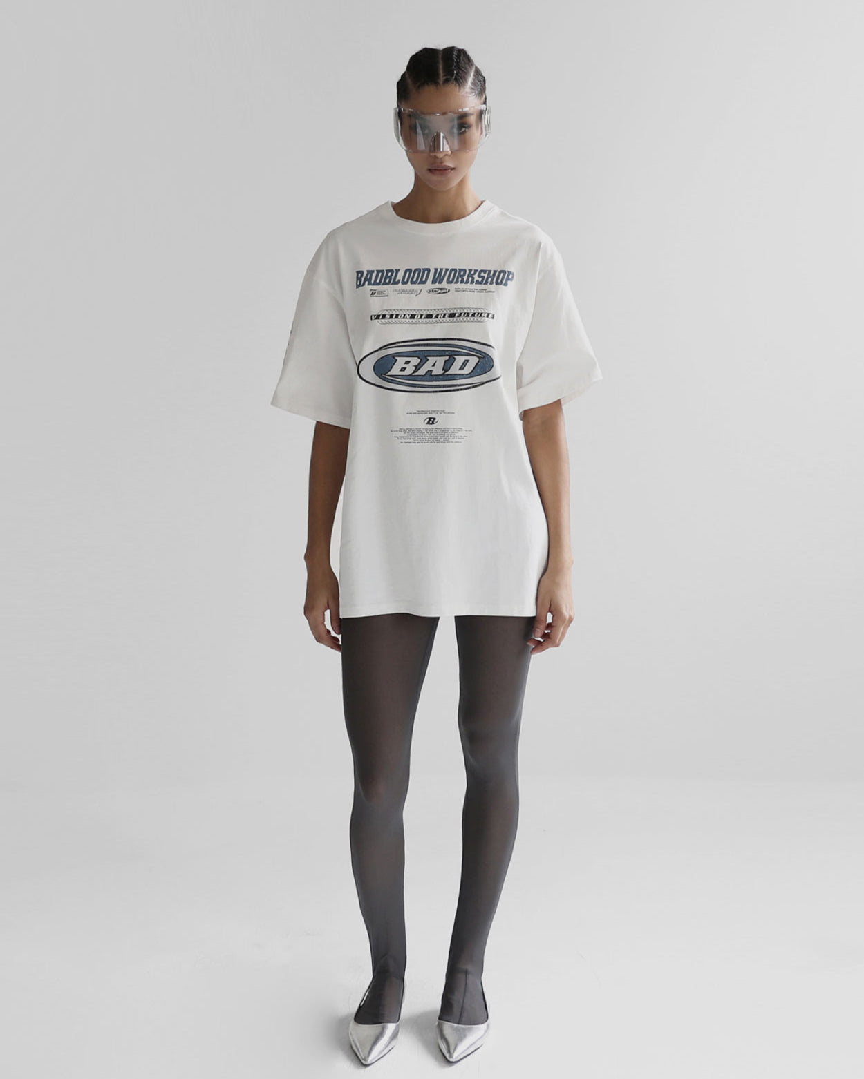 Badblood F2 Old Effect T-Shirt White