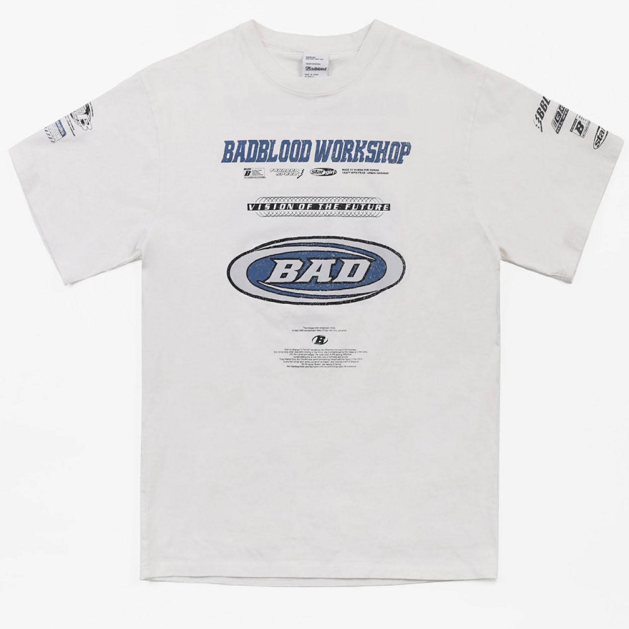 Badblood F2 Old Effect T-Shirt White
