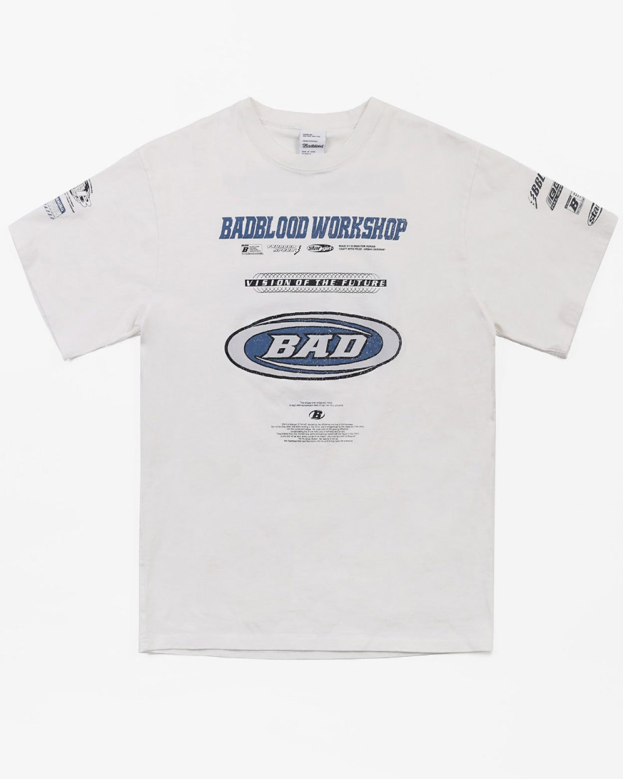 Badblood F2 Old Effect T-Shirt White