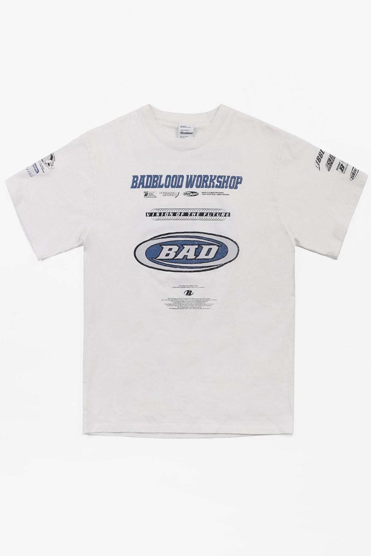 Badblood F2 Old Effect T-Shirt White