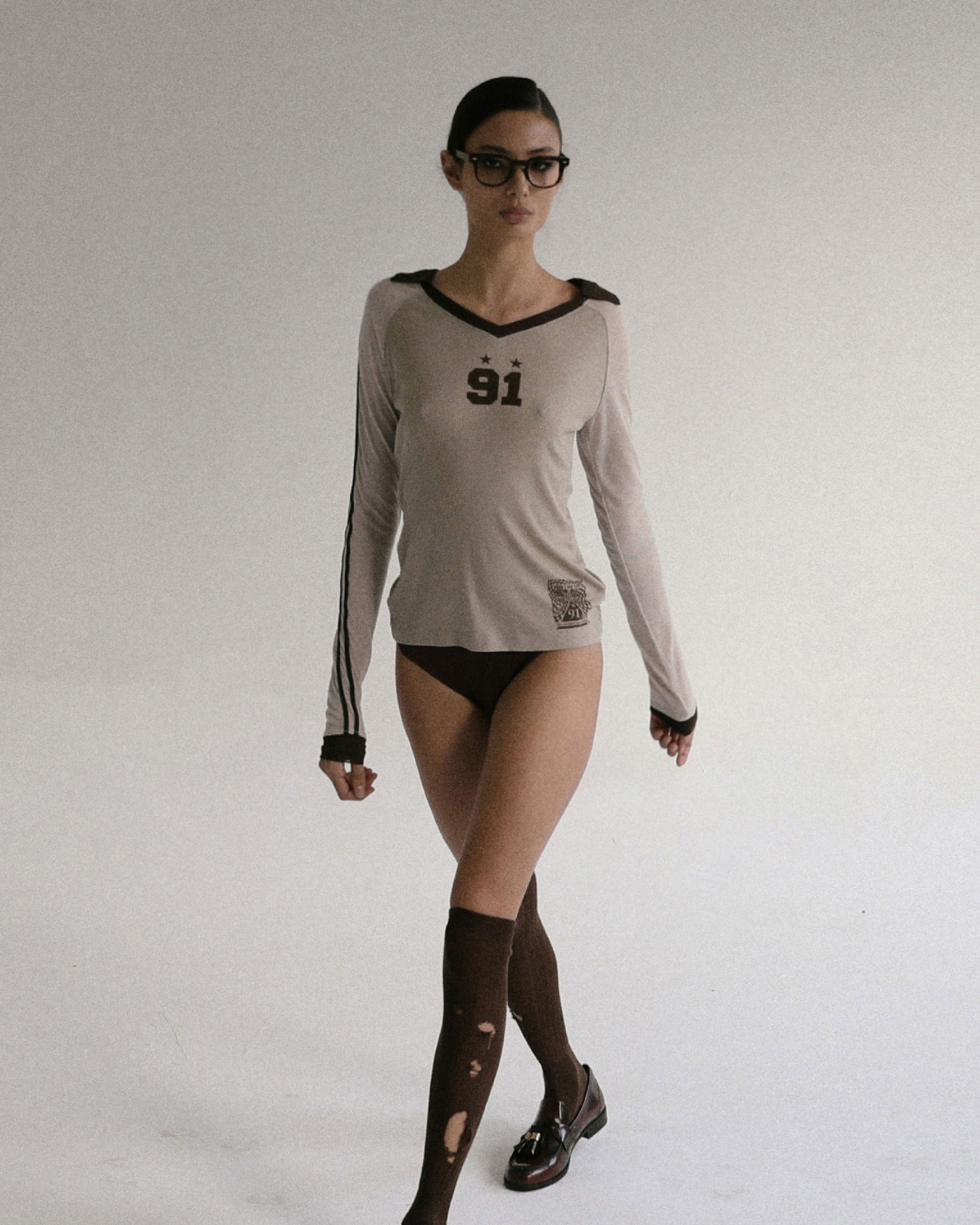 Badblood Nadja Jersey Top Sand