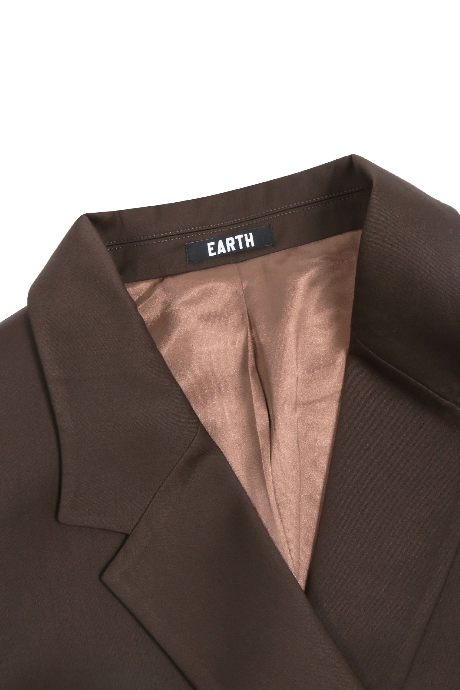 Badblood The Crop Blazer Espresso