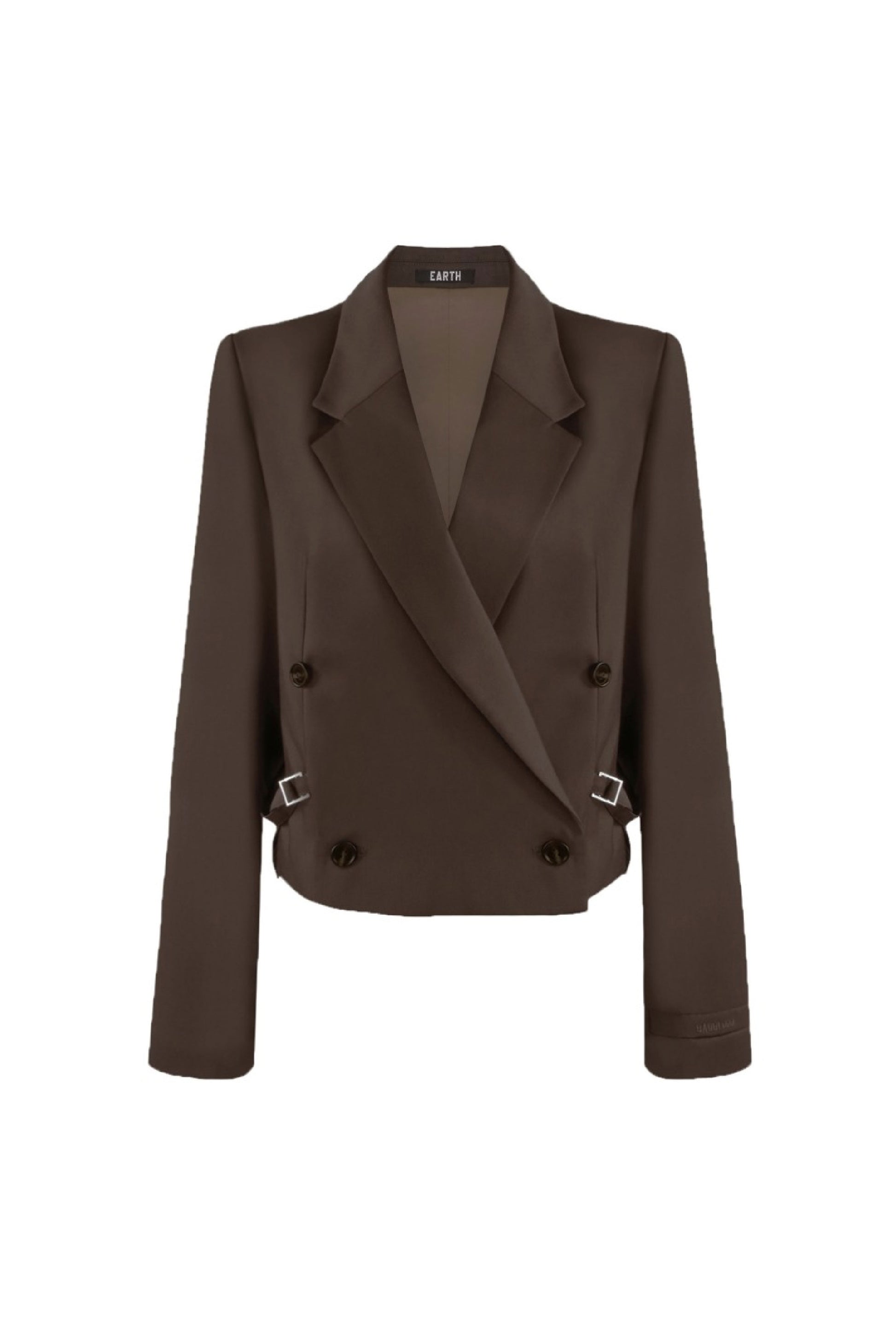 Badblood The Crop Blazer Espresso