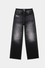 Badblood 0093 Wide Denim Jeans Dark Gray