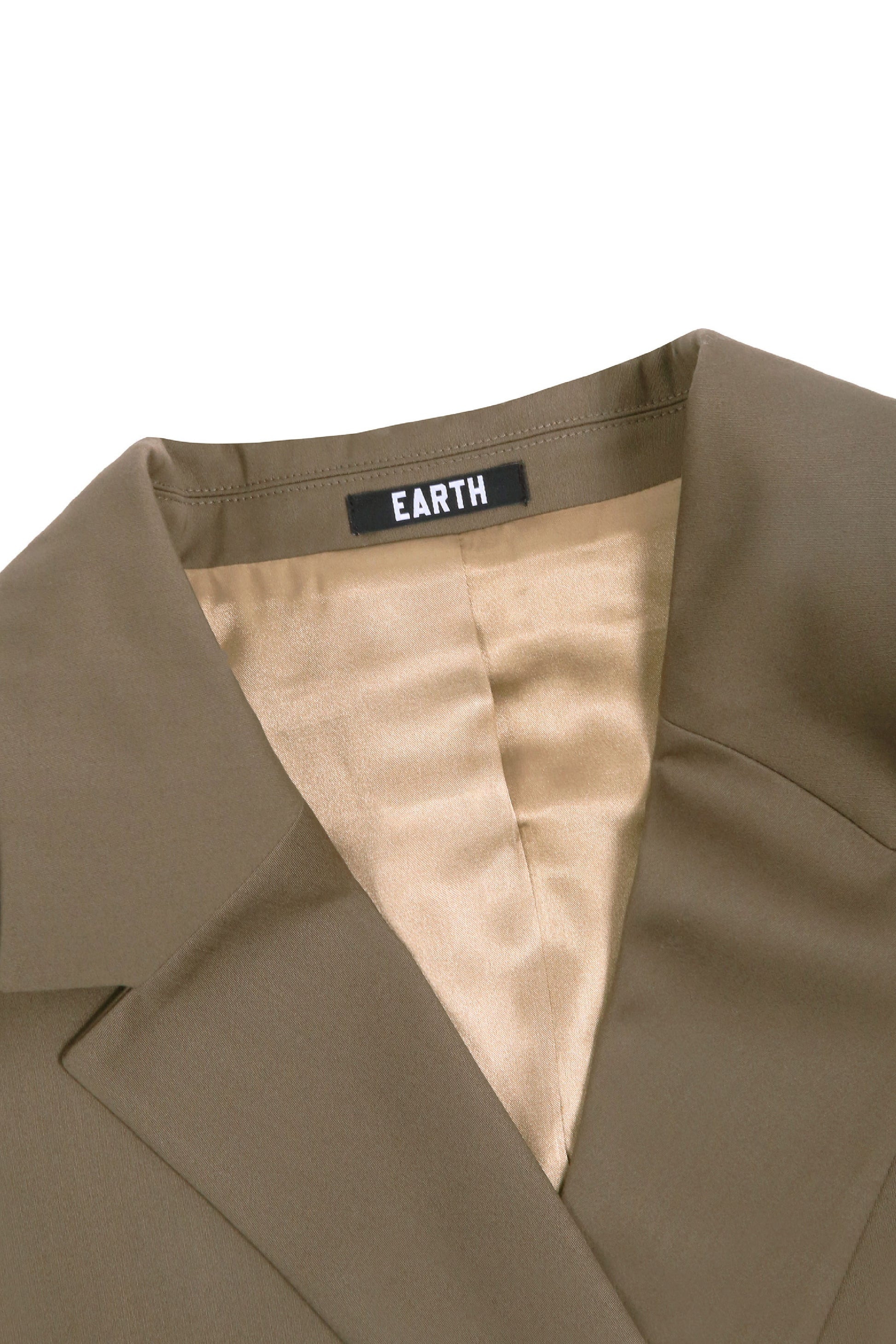 Badblood The Crop Blazer Darktan
