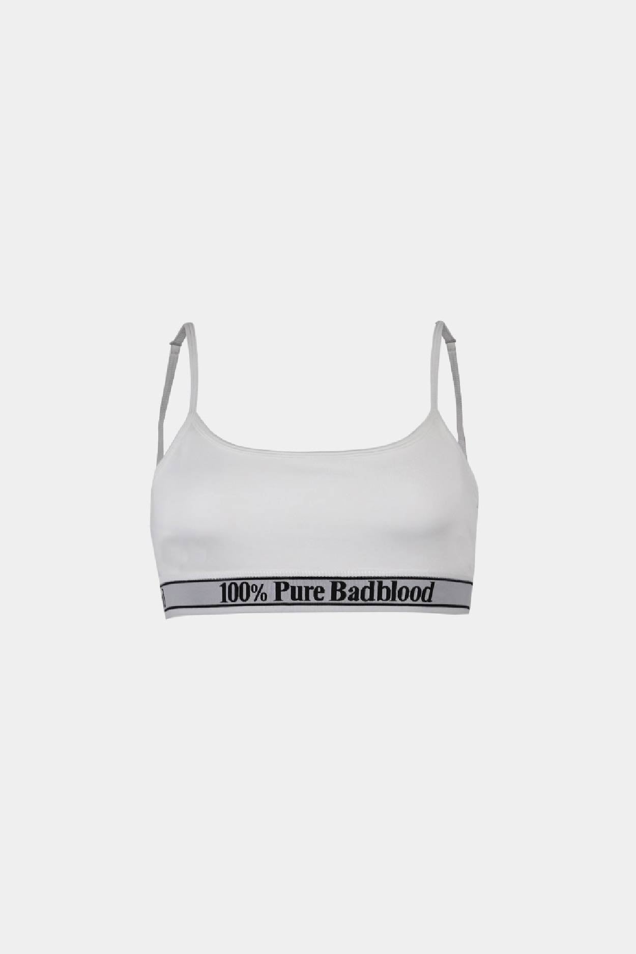 Badblood Pure Scoop Bra White