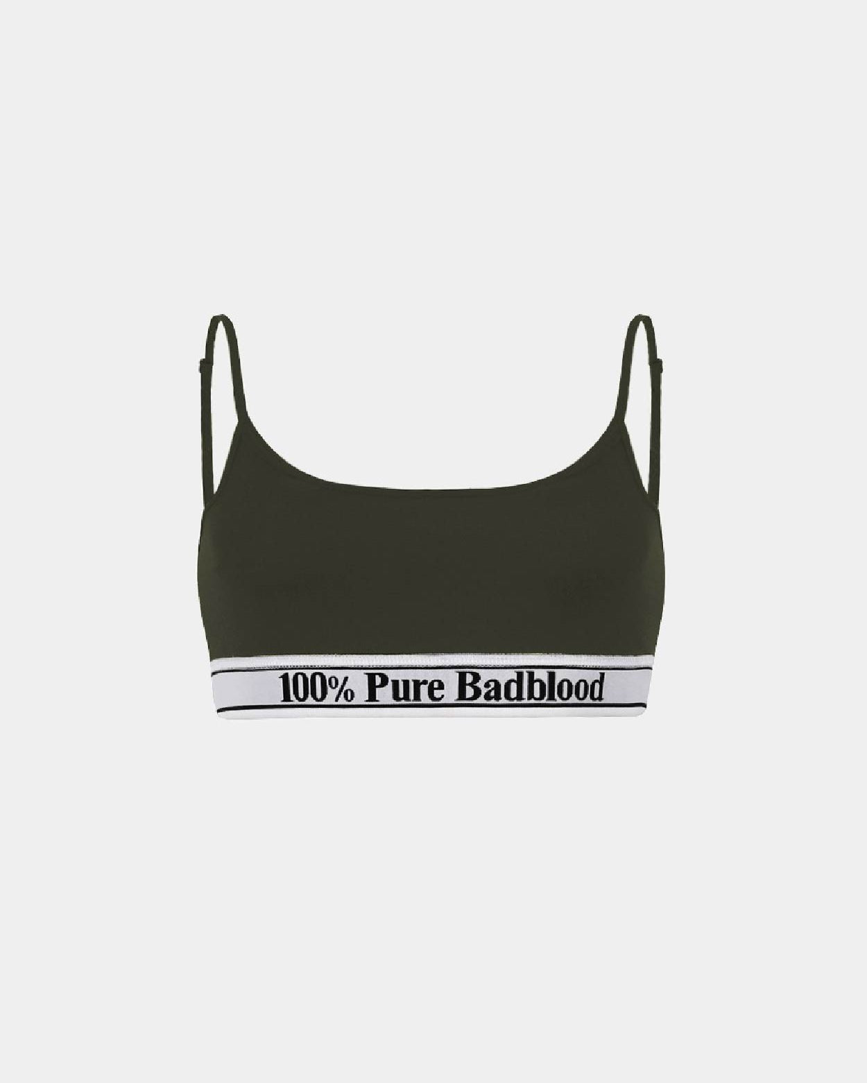 Badblood Pure Scoop Bra Khaki