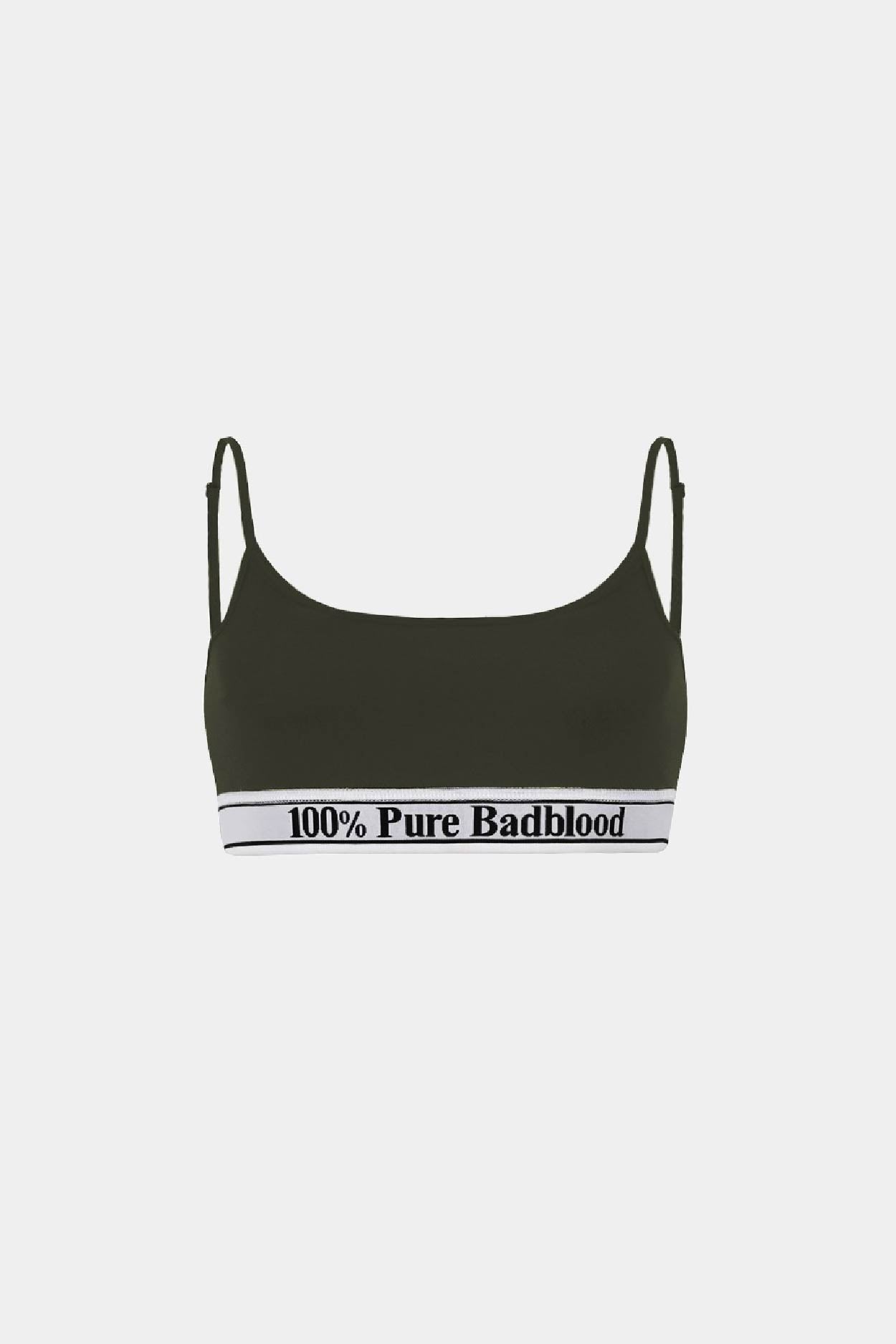 Badblood Pure Scoop Bra Khaki