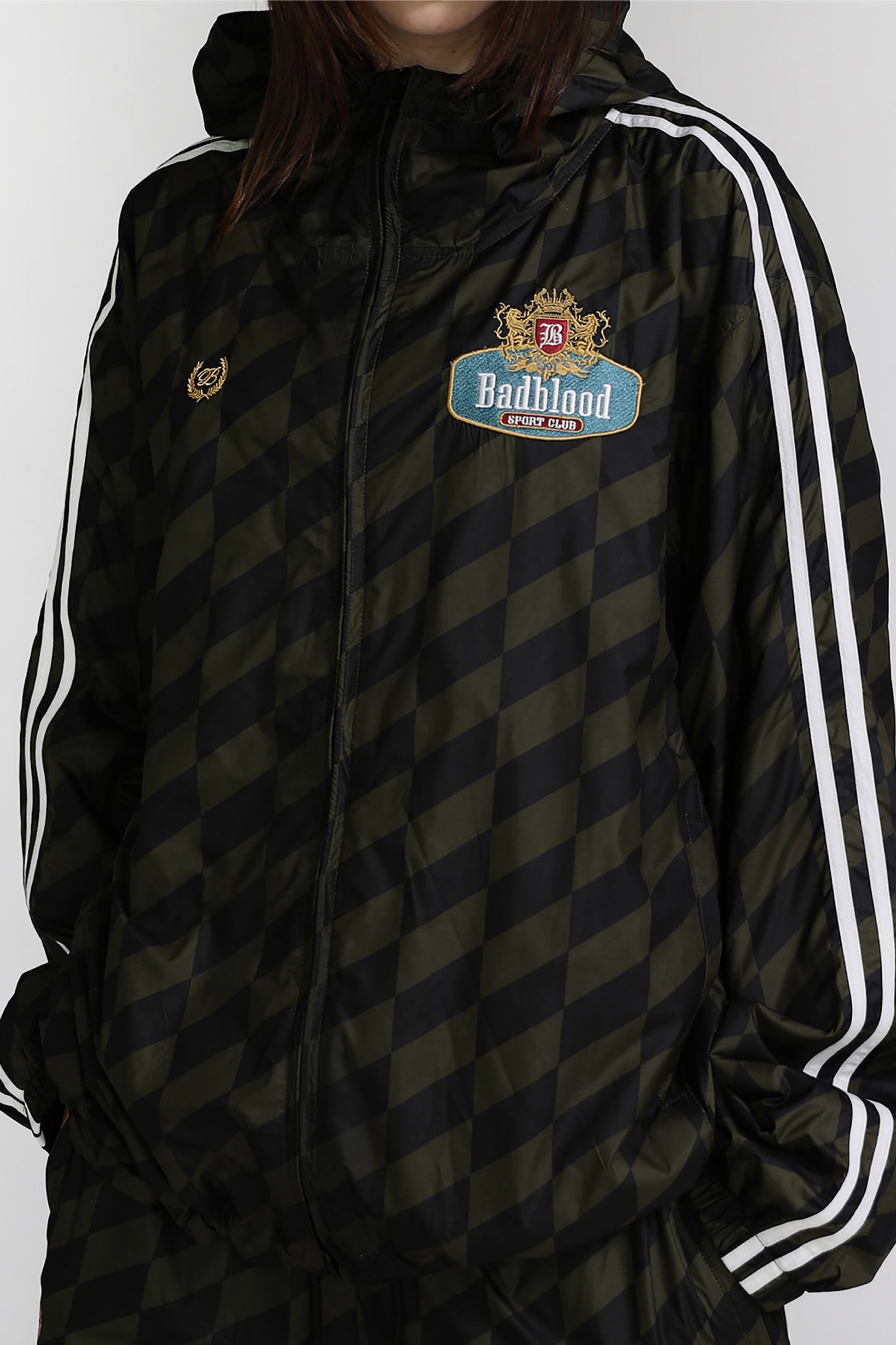 Badblood Lion Crest Windblock Jacket Military