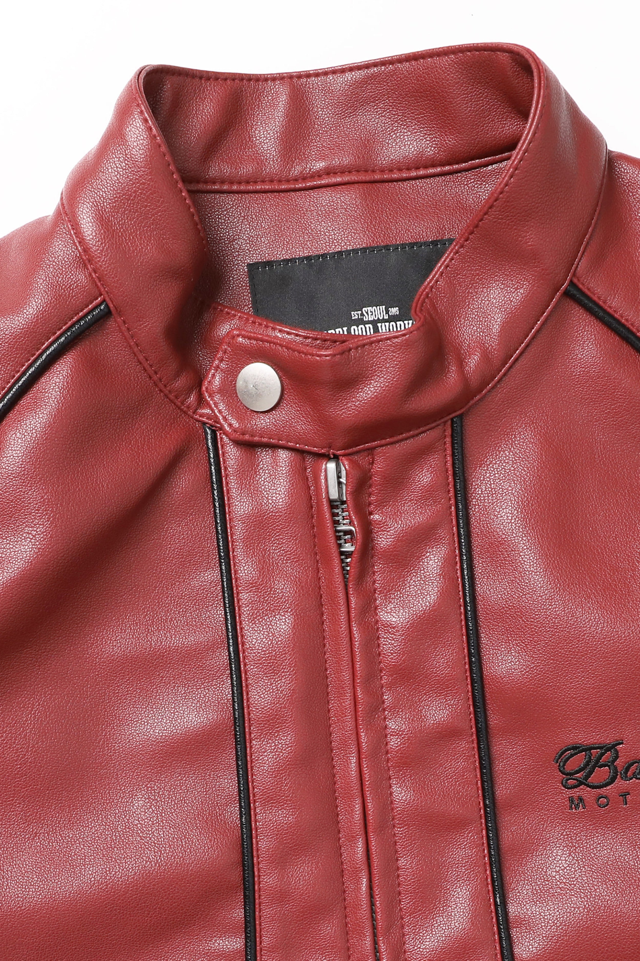 Badblood Victor Crop Racing Jacket Red