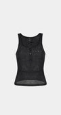 Badblood Nikki Henry Neck Tank Black