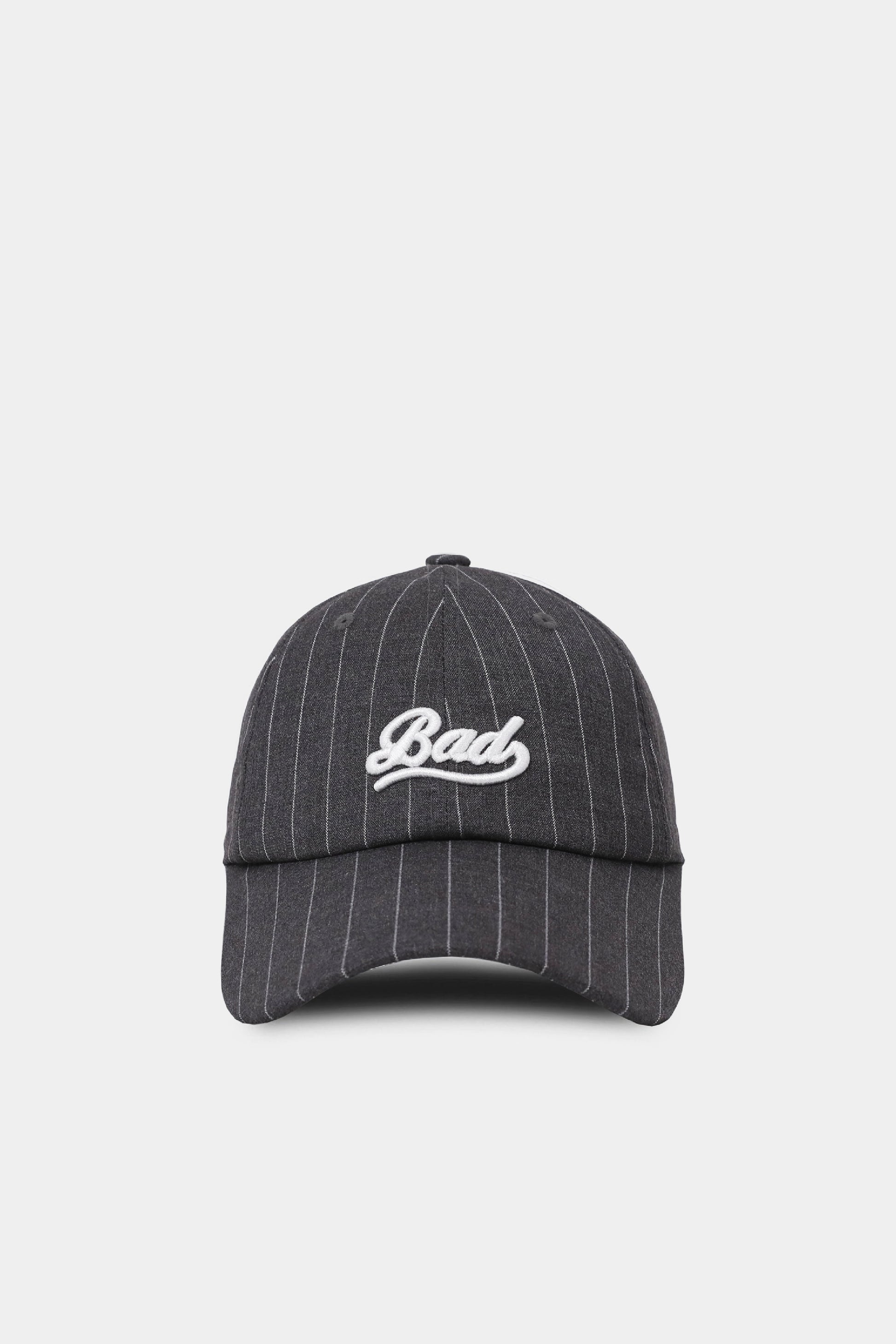 Badblood Gabardine Ball Cap Stripe/Charcoal