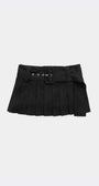 Badblood Wool Mini Skirt Black