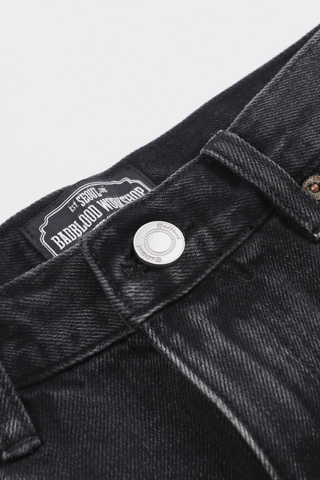 Badblood 0111 Low Rise Bootcut Jean Hard Washed Black
