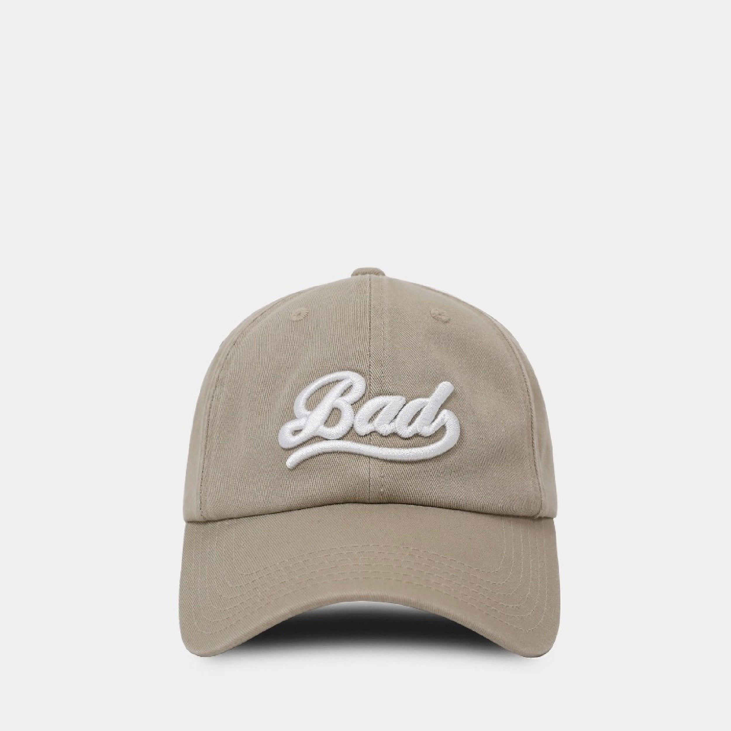 Badblood Twill Cotton Ball Cap Beige