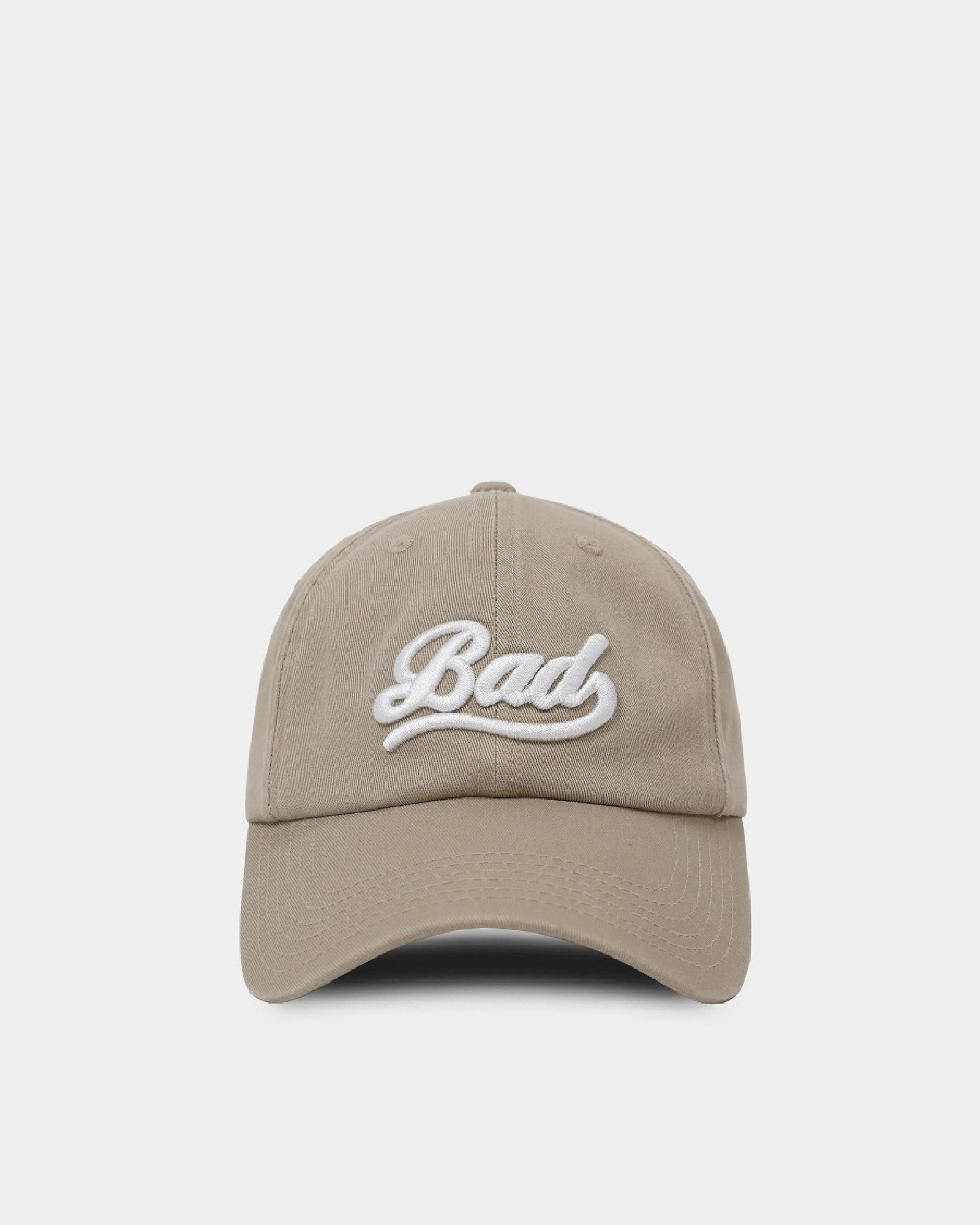 Badblood Twill Cotton Ball Cap Beige