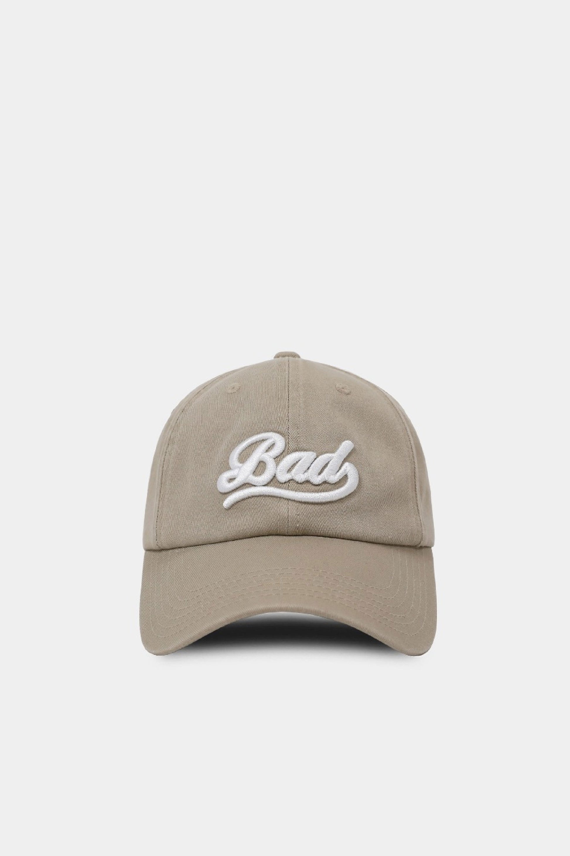 Badblood Twill Cotton Ball Cap Beige