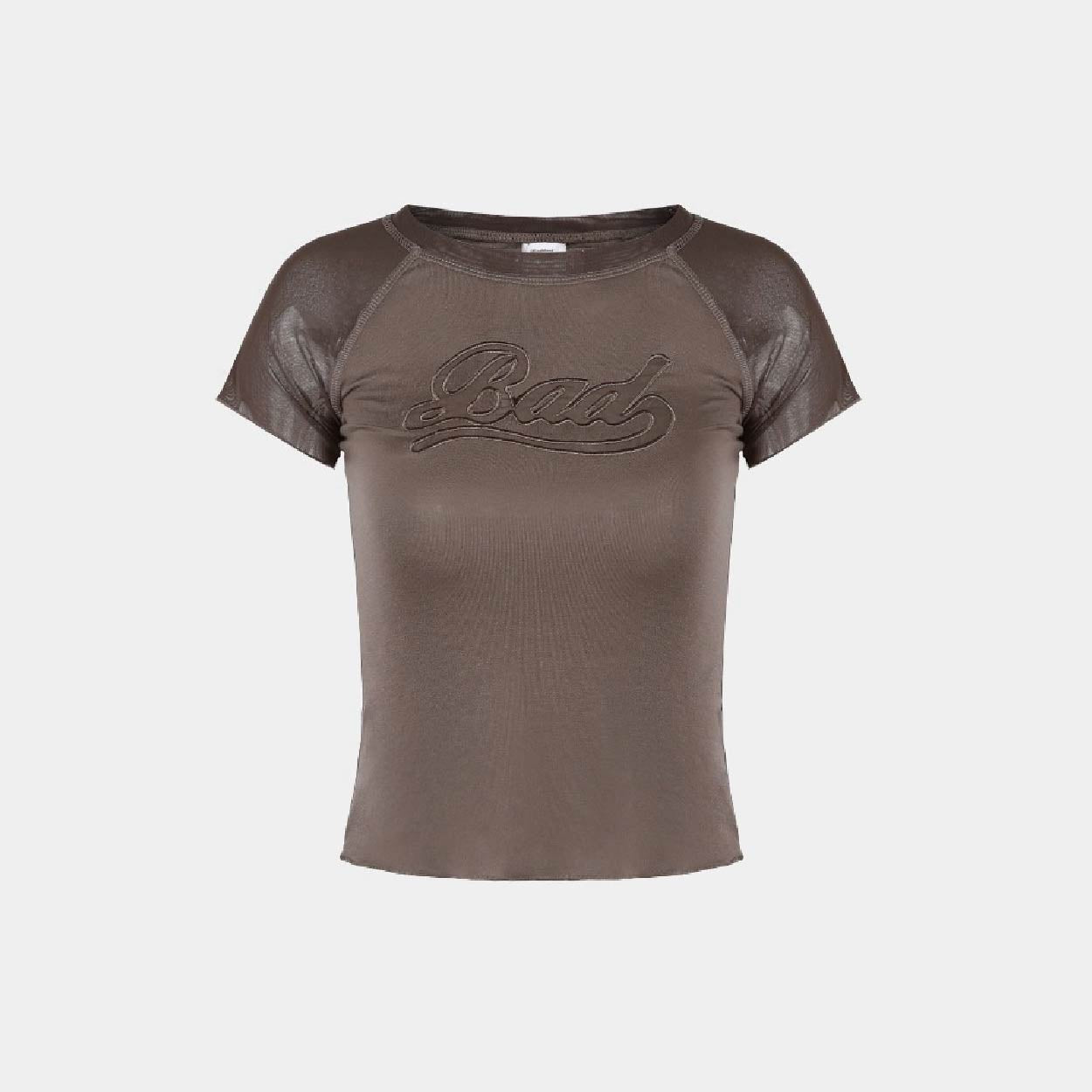 Badblood Second Skin Contrast T-Shirt Tobacco