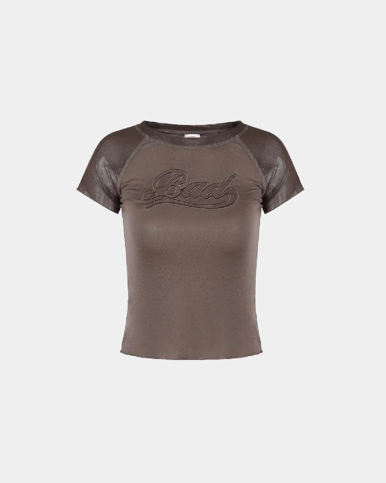 Badblood Second Skin Contrast T-Shirt Tobacco