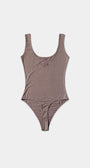 Badblood Everyday Tank Bodysuit Taupe