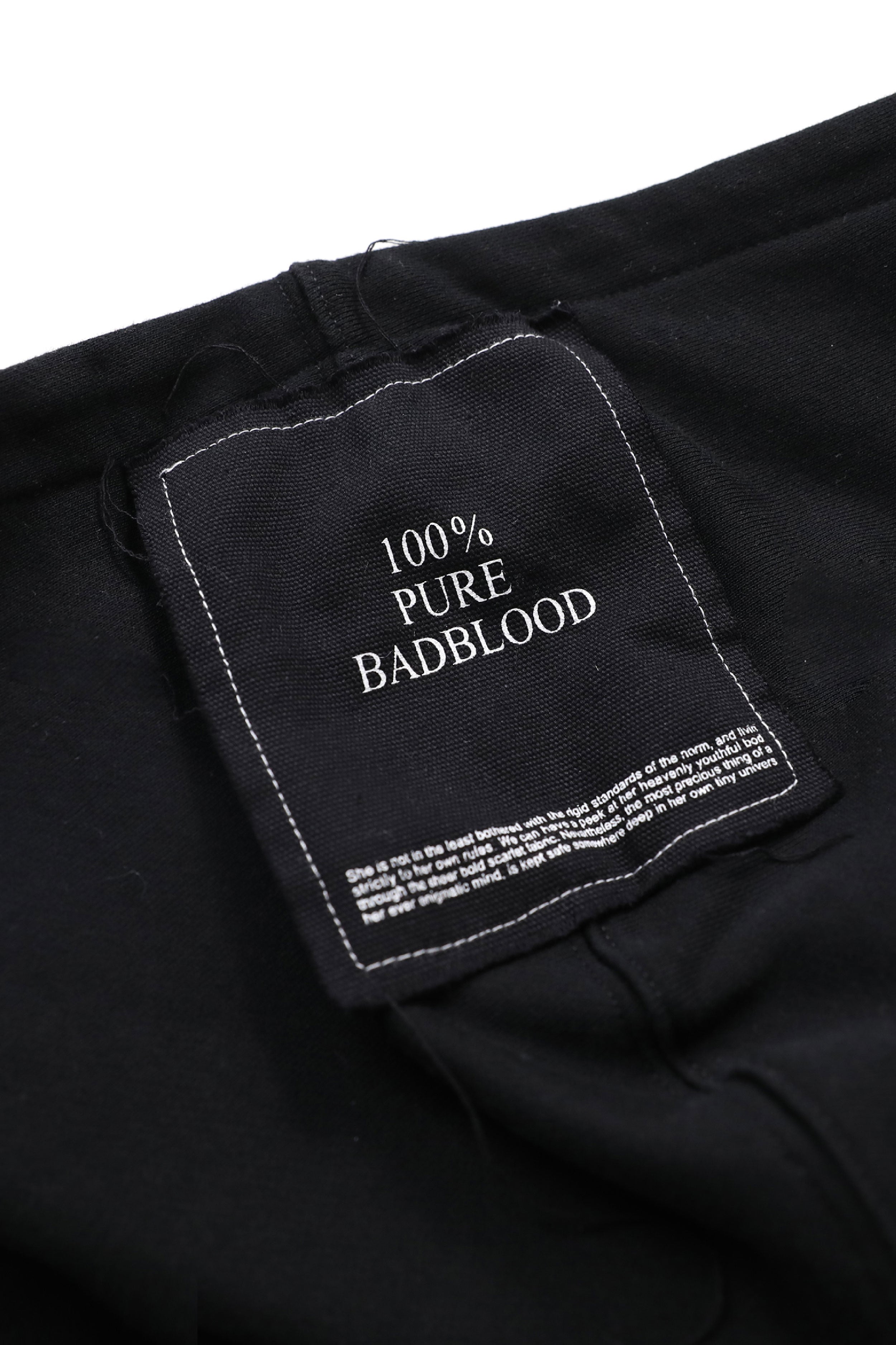 Badblood Absolutely Hooded Bodysuit Black