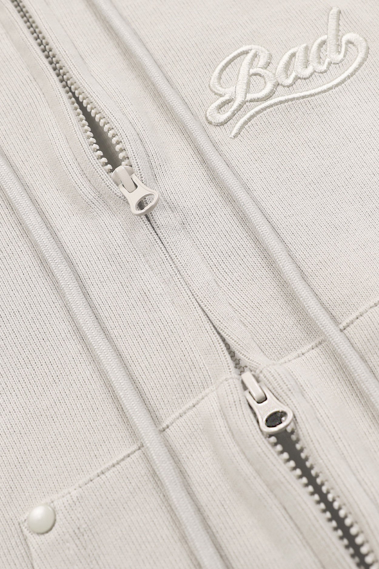 Badblood Beyond Soft Zip-Up Hoodie Cream