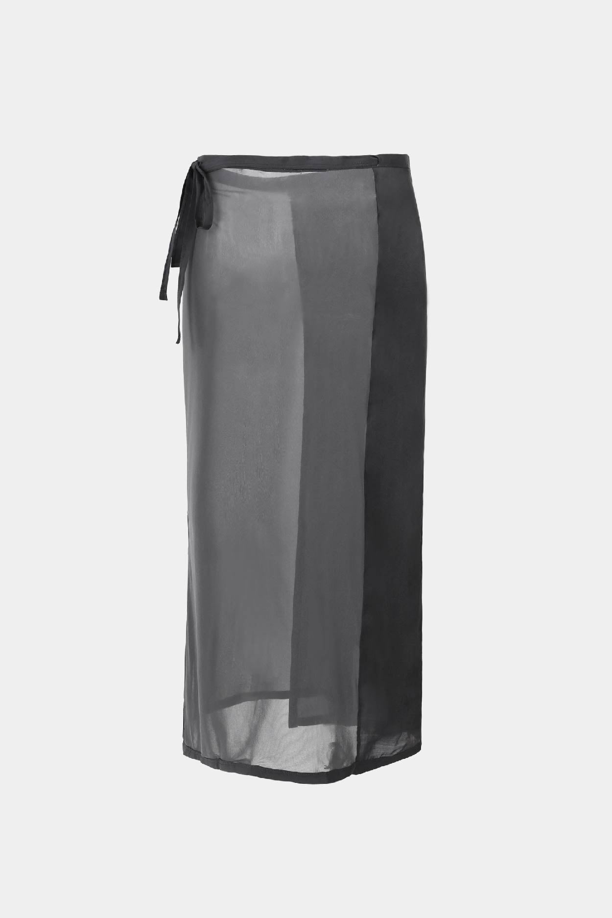 Badblood Breeze Midi Skirt Charcoal