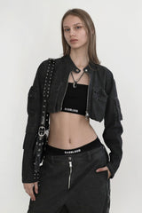Badblood Ellipse Symbol Ball Chain Necklace Silver