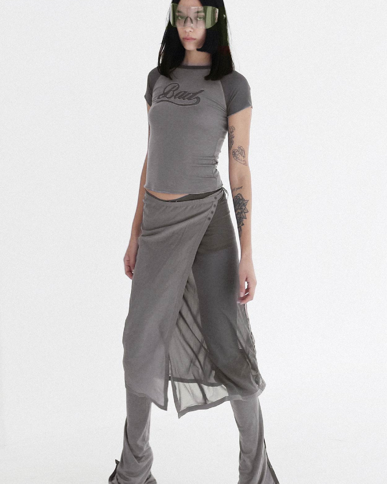 Badblood Second Skin Leg Warmer Charcoal