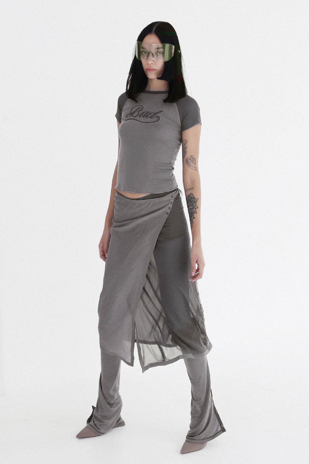 Badblood Second Skin Leg Warmer Charcoal