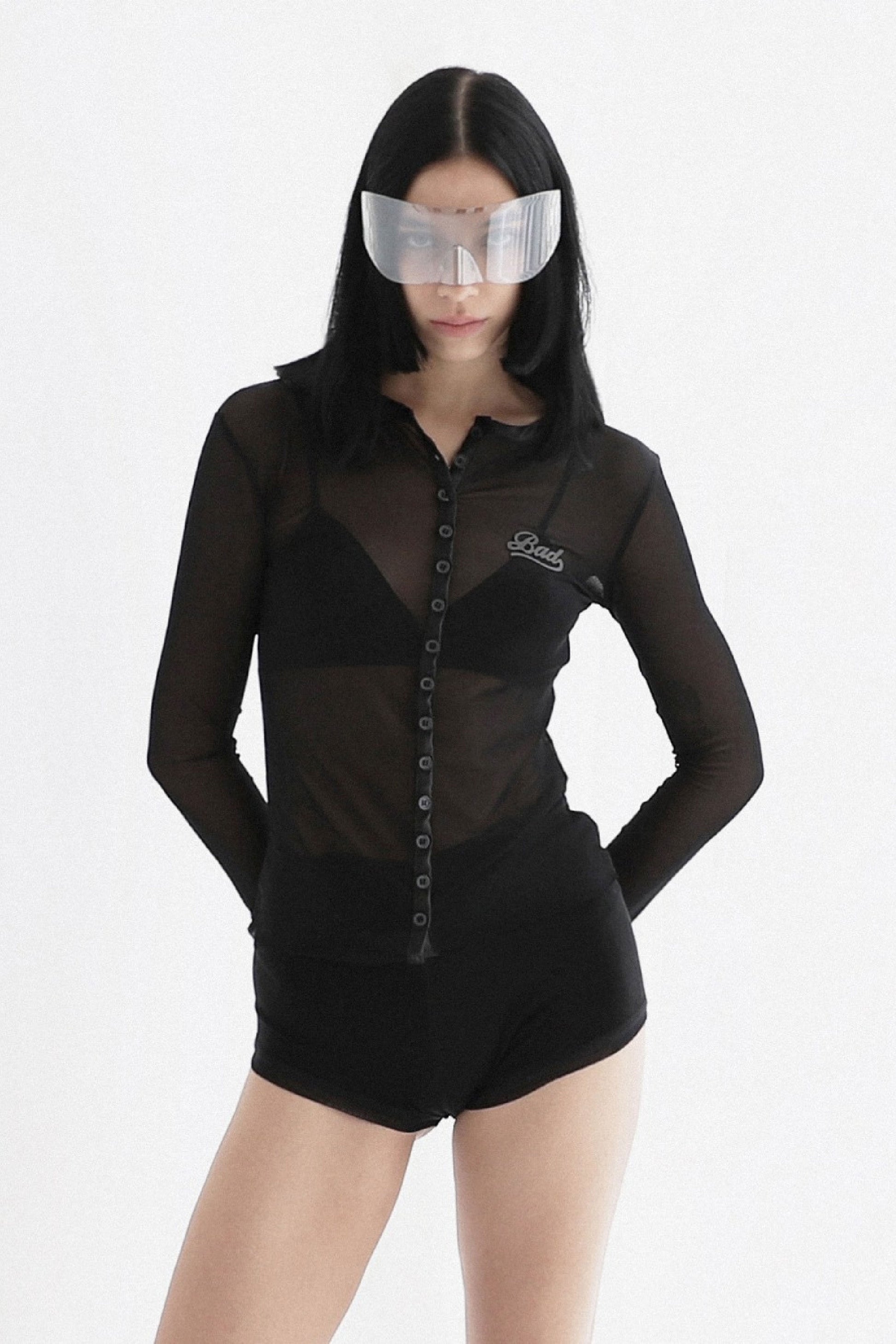 Badblood Breeze Button Up Cardigan Black