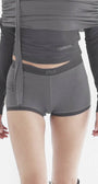 Badblood Second Skin Boy Shorts Charcoal
