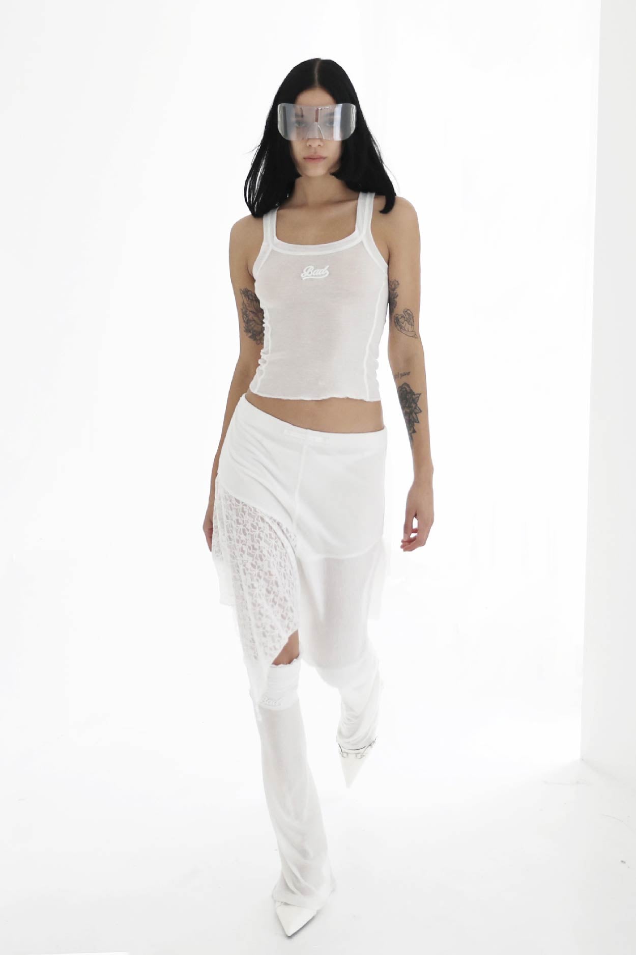 Badblood Second Skin Tank Top Cream