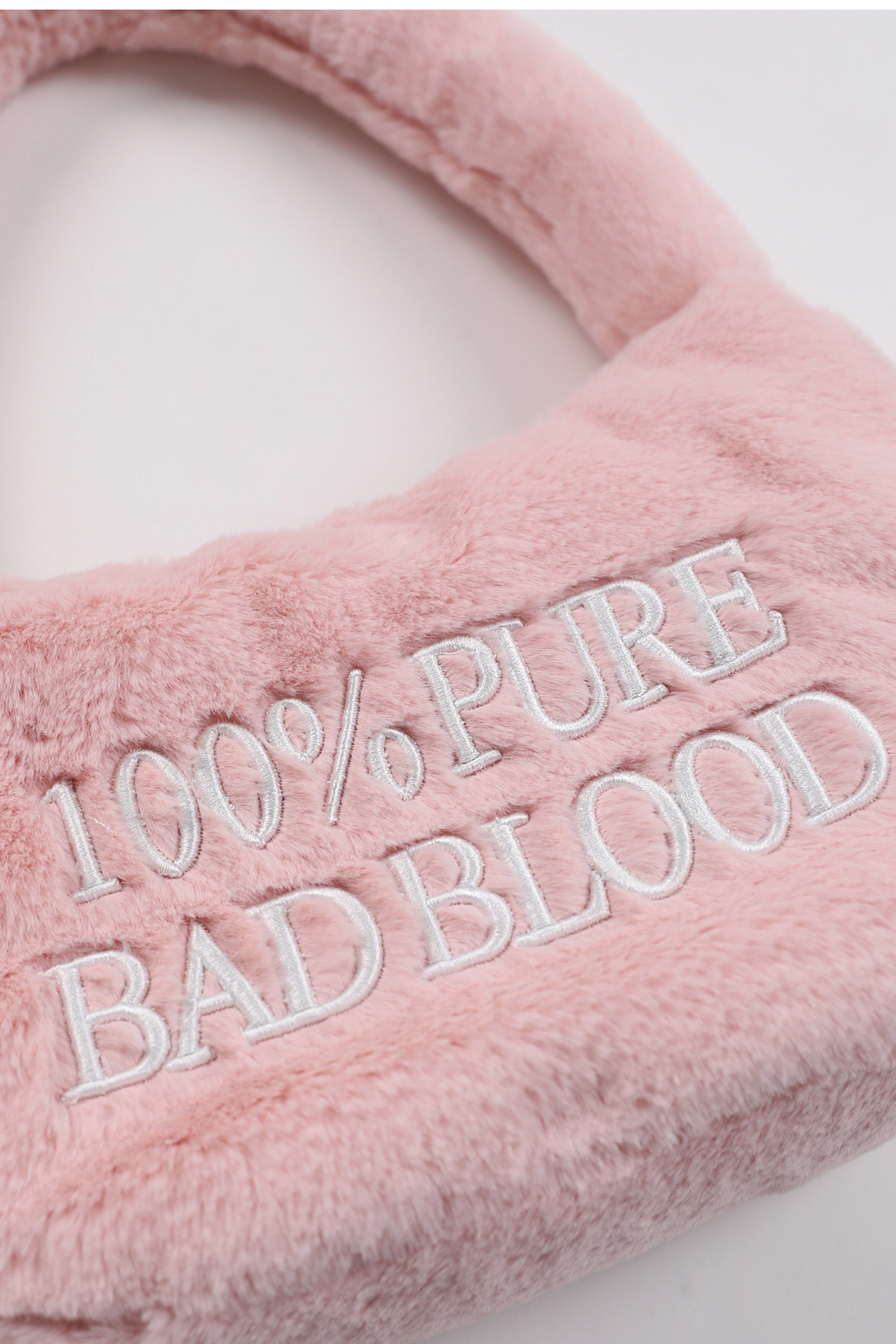 Badblood Pure Eco Fur Bag Pink