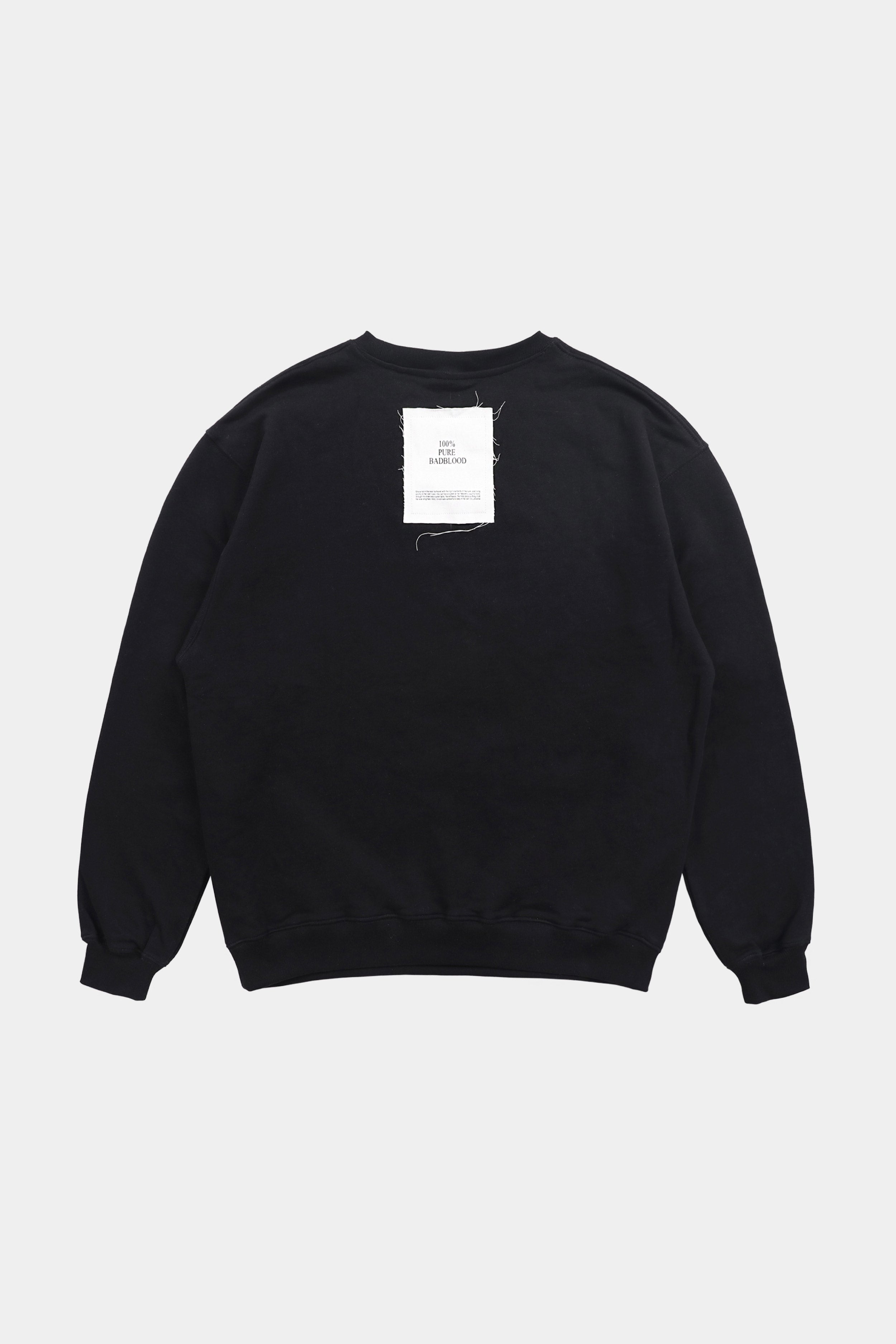 Badblood Pure Crew Neck Sweatshirt Black